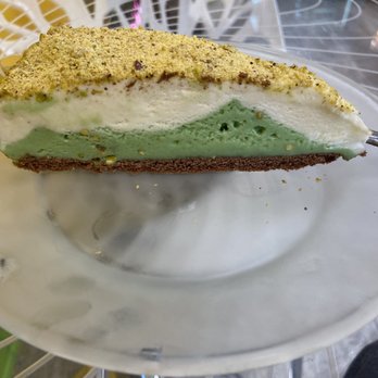 Gelati - Ashta cake with pistachio. - Gelato Near Me - Glendale, California Gelati - Ashta cake with pistachio. - Gelato Near Me - Glendale, California