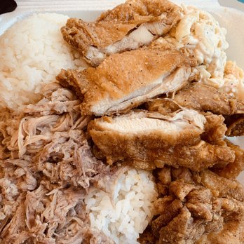 Island Grinds - chicken, rice, and meat in a styrofoam container - Hawaiian Near Me - West Valley City, Utah Island Grinds - chicken, rice, and meat in a styrofoam container - Hawaiian Near Me - West Valley City, Utah