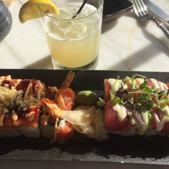 LoLa 41 - Maruko roll (left) asahi roll (right) - Sushi Bars Near Me - Nantucket, Massachusetts LoLa 41 - Maruko roll (left) asahi roll (right) - Sushi Bars Near Me - Nantucket, Massachusetts