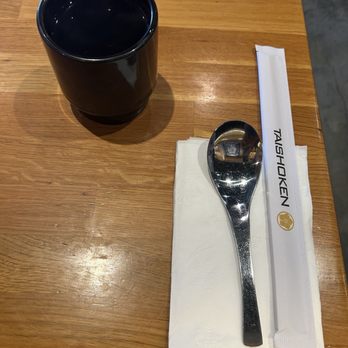 Taishoken - Table setting - Ramen Near Me - Milpitas, California Taishoken - Table setting - Ramen Near Me - Milpitas, California
