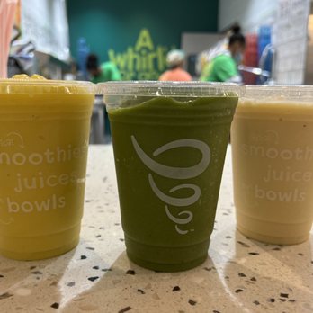 Jamba - three smoothie drinks on a table - Juice Bars & Smoothies Near Me - Los Angeles, California