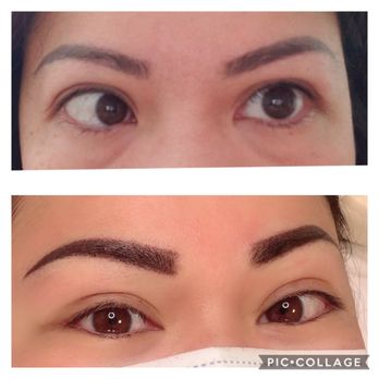 Alina 3d Microblading - Before and after! - Eyelash Service Near Me - San Diego, California Alina 3d Microblading - Before and after! - Eyelash Service Near Me - San Diego, California