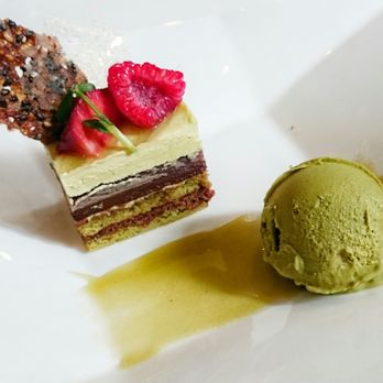 Miku - Green Tea Opera Cake (Winterlicious) - Japanese Near Me - Toronto, Ontario Miku - Green Tea Opera Cake (Winterlicious) - Japanese Near Me - Toronto, Ontario
