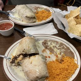 2 fat burritos