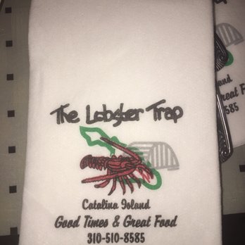 The Lobster Trap - Napkin - Seafood Near Me - Avalon, California The Lobster Trap - Napkin - Seafood Near Me - Avalon, California