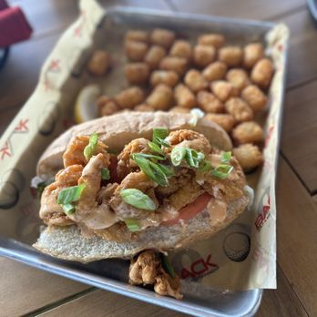 Back 9 Golf & Entertainment - Shrimp BLT with tater tots - Bars Near Me - Indianapolis, Indiana