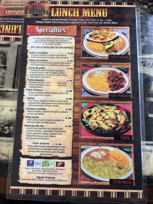 Menu photo 2 El Coporal Spirit Lake, IA Menu photo 2 El Coporal Spirit Lake, IA