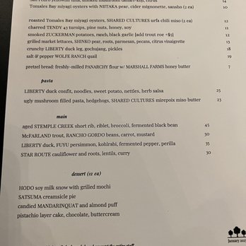 Pomet - Menu - New American Near Me - Oakland, California Pomet - Menu - New American Near Me - Oakland, California