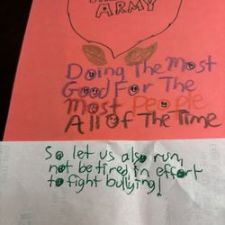 March 8, 2026 Good think of children by helping Salvation Army!