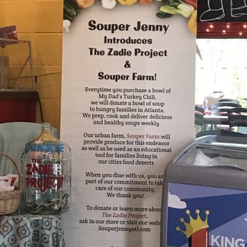 Souper Jenny Westside - Soup Near Me - Atlanta, Georgia