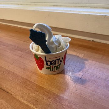 BerryLine - small eggnog "frozen yogurt with 1 topping" (mochi!!) - Ice Cream & Frozen Yogurt Near Me - Cambridge, Massachusetts BerryLine - small eggnog "frozen yogurt with 1 topping" (mochi!!) - Ice Cream & Frozen Yogurt Near Me - Cambridge, Massachusetts