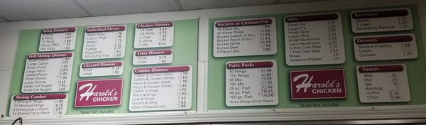 Menu photo 1 Harold's Chicken Shack Gary, IN