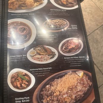 Gerry's Grill - Menu 6/6/26 - Filipino Near Me - Artesia, California
