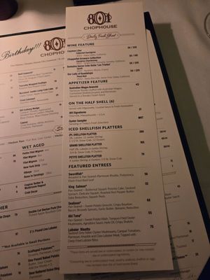 Menu photo 3 801 Chophouse Clayton, MO