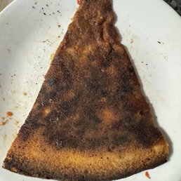 burnt pizza