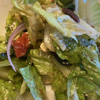 Oregano's - Weird dressing and strange combination of ingredients. Simple House Salad. - Pizza Near Me - Fort Collins, Colorado
