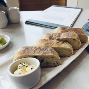 The Conservatory - Focaccia bread - New American Near Me - Half Moon Bay, California