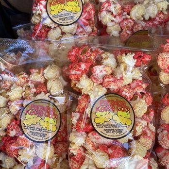 Paradise Kettle Corn - Well packaged and you can choose the color you want - Popcorn Shops Near Me