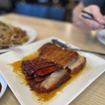 Tasty Spot Cafe - 2 Delicacy Plate: honey bbq pork and roasted pork - Chinese Near Me - Irvine, California Tasty Spot Cafe - 2 Delicacy Plate: honey bbq pork and roasted pork - Chinese Near Me - Irvine, California