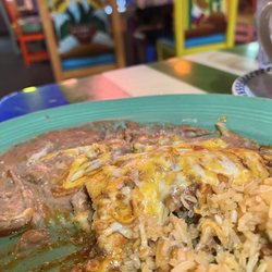 Tapatio Mexican Restaurant - Beef enchilada from combo #1