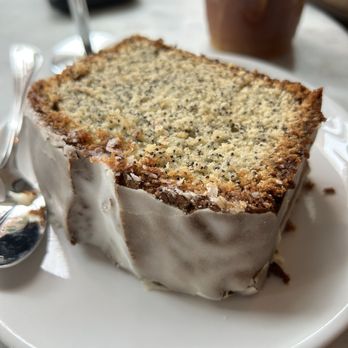 Tatte Bakery & Cafe | Charlestown - Lemon Poppyseed Loaf Cake Slice - Coffee & Tea Near Me - Boston, Massachusetts Tatte Bakery & Cafe | Charlestown - Lemon Poppyseed Loaf Cake Slice - Coffee & Tea Near Me - Boston, Massachusetts