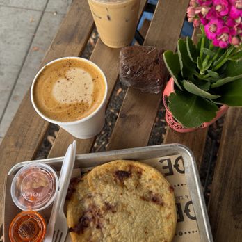 ZOE Coffee & Tacos - Pork Pupusa - Caterers Near Me - Sacramento, California ZOE Coffee & Tacos - Pork Pupusa - Caterers Near Me - Sacramento, California