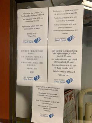 Pike Market Food Bank by null