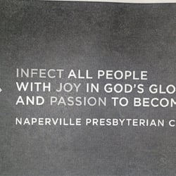 Naperville Presbyterian Church - Great vision statement.