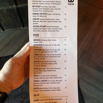 Double Zero Pie & Pub - Menu - Pizza Near Me - Las Vegas, Nevada