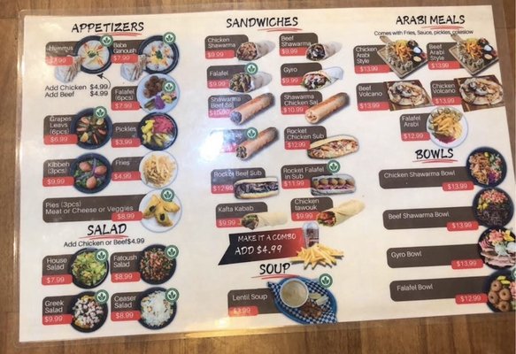 Menu photo 2 Original Shawarma Plano, TX Menu photo 2 Original Shawarma Plano, TX