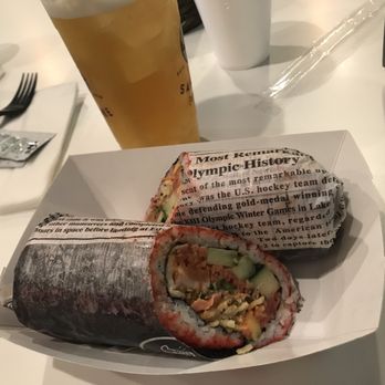 San Poke - Hot Cheetos burrito and passion fruit tea. - Poke Near Me - San Antonio, Texas San Poke - Hot Cheetos burrito and passion fruit tea. - Poke Near Me - San Antonio, Texas