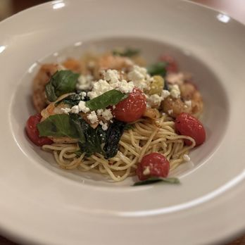 Endolyne Joes - Samos Shrimp Spaghetti - American Near Me - Seattle, Washington Endolyne Joes - Samos Shrimp Spaghetti - American Near Me - Seattle, Washington