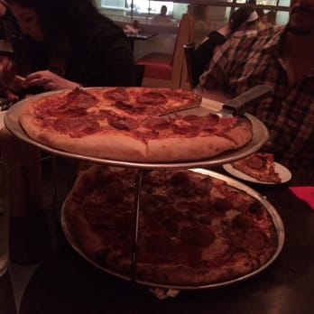 Fire Works Pizza - Pepperoni on top. Quatro carne on bottom. - Pizza Near Me - Arlington, Virginia Fire Works Pizza - Pepperoni on top. Quatro carne on bottom. - Pizza Near Me - Arlington, Virginia