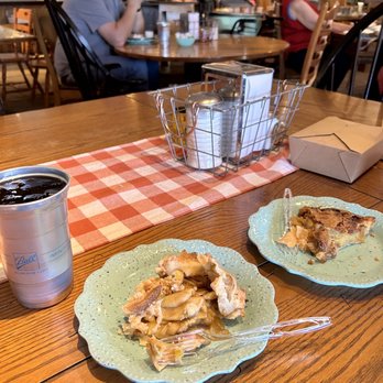Pie Town Pie - Slices of apple pie with chilis. And pecan pie. Soooo good. - Bakeries Near Me - Pie Town, New Mexico