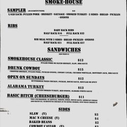 Lovedraft's Brewing - Menu