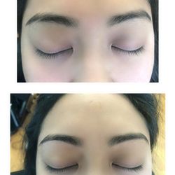 Mona’s Threading N Skincare - Threading before and after !