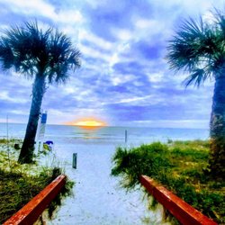 Indian Shores Beach Access - This way to the sand & the surf...