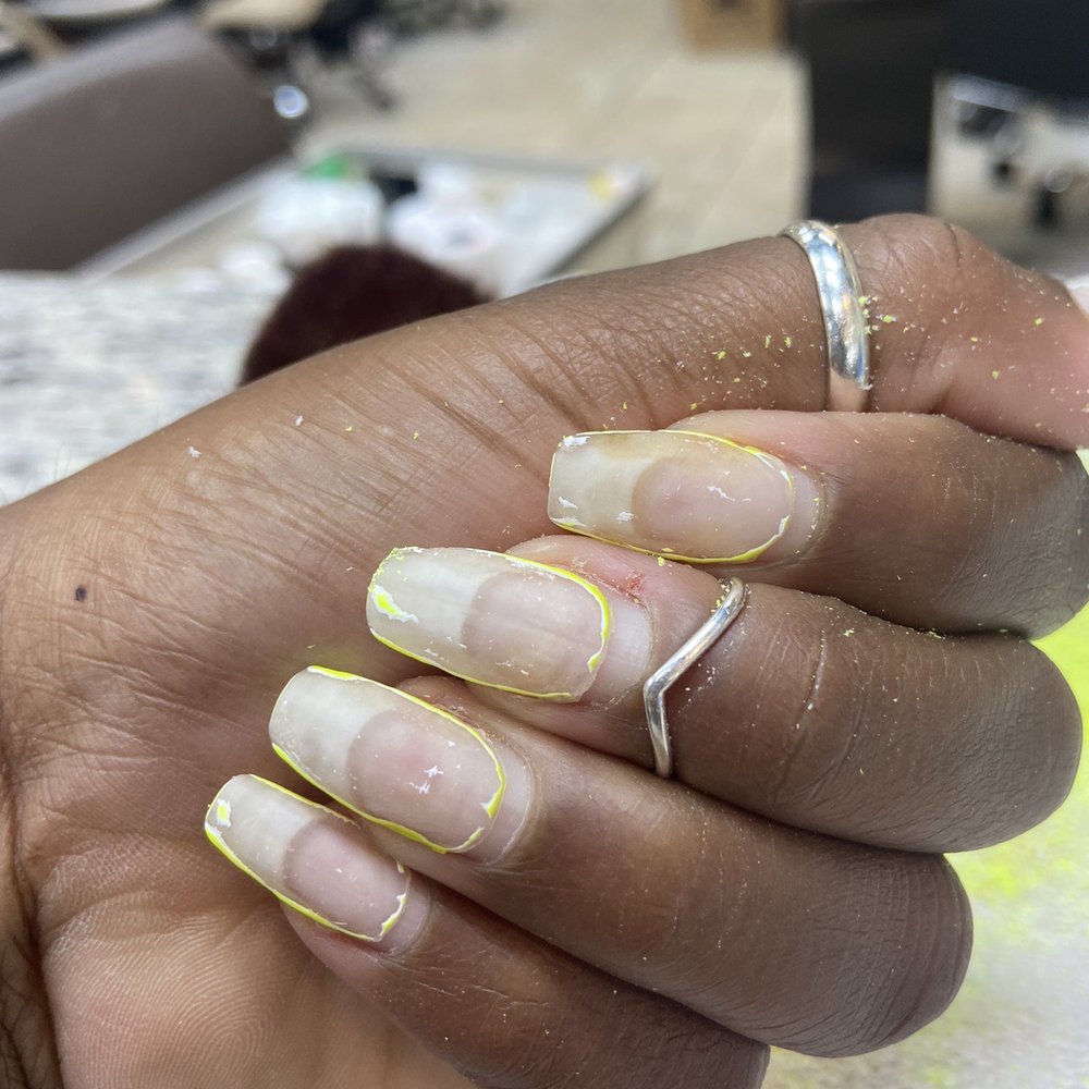 Lush Nail Salon - Before the soaking process! - Nail Salons Near Me - Marietta, Georgia Lush Nail Salon - Before the soaking process! - Nail Salons Near Me - Marietta, Georgia