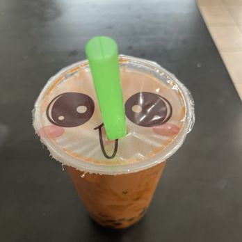 Banh Mi & Bubble Tea - Large Thai milk tea with boba - Bubble Tea Near Me - Cranston, Rhode Island