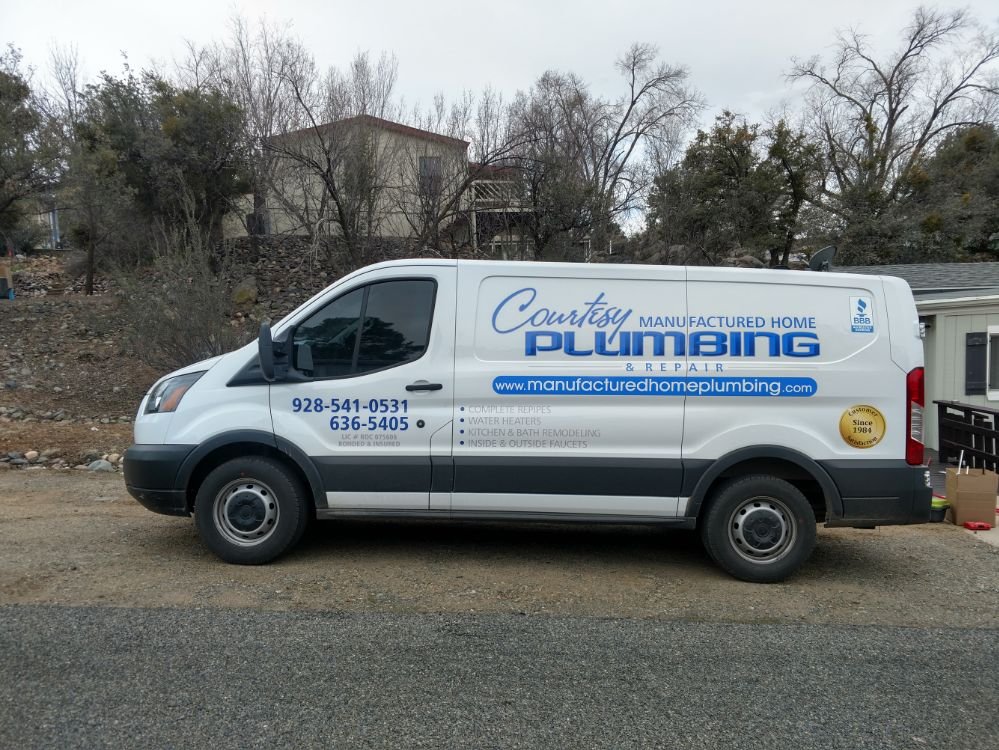 Slide of Courtesy Manufactured Home Plumbing