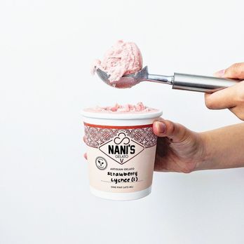 Nani's Gelato - Strawberry Lychee - Ice Cream & Frozen Yogurt Near Me - Toronto, Ontario Nani's Gelato - Strawberry Lychee - Ice Cream & Frozen Yogurt Near Me - Toronto, Ontario