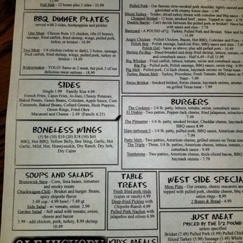 Cockeye Bbq - Take home menu - American Near Me - Warren, Ohio