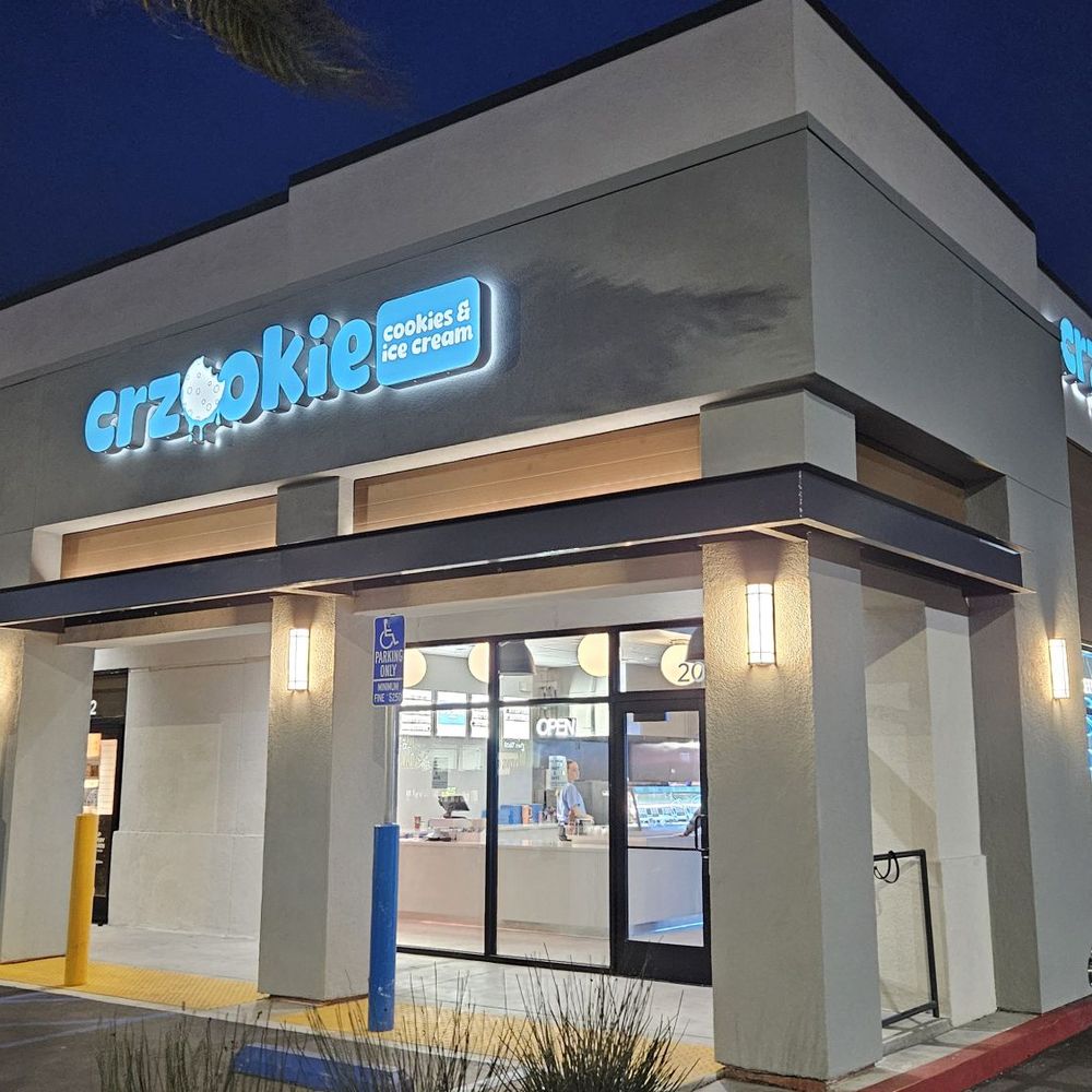 Crzookie - Entrance - Desserts Near Me - Huntington Beach, California