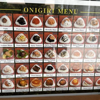 Onigiri Onibe - Menu 8/13/2025 - Japanese Near Me - Honolulu, Hawaii