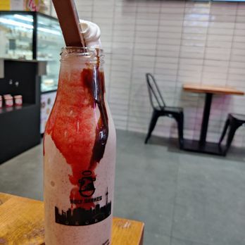 Holy Shakes - Berry kitkat milkshake - Desserts Near Me - Toronto, Ontario Holy Shakes - Berry kitkat milkshake - Desserts Near Me - Toronto, Ontario