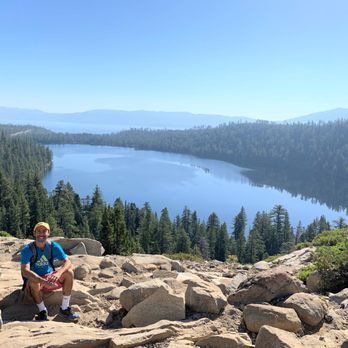 Cascade Falls - At the end of Cascade Falls hike. Just relaxing with pretty views. But I was expecting to see a beautiful waterfall and never found one!! - Hiking Near Me