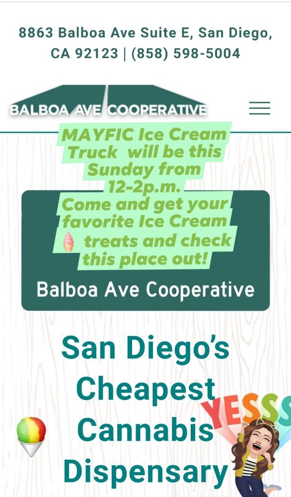 Mayfic Ice Cream Truck Logo