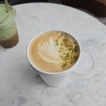 Side Characters - Pistachio Butter Latte - Coffee & Tea Near Me - San Francisco, California Side Characters - Pistachio Butter Latte - Coffee & Tea Near Me - San Francisco, California