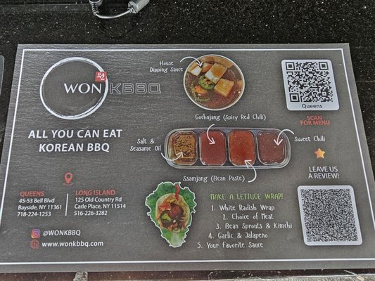 Menu photo 3 Won KBBQ Bayside, NY