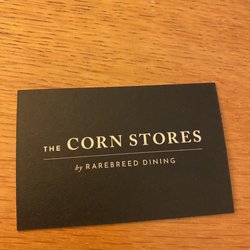 The Corn Stores - Wallet card - to remind you to come back!  Yum!